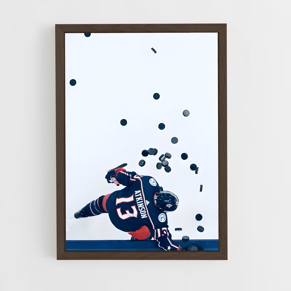 Poster Glissade Fatale – affiche Hockey sur glace (vue 5)